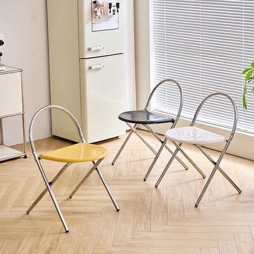 【臺灣公司 可打統編】免運 折疊椅 中古风糖果折叠凳设计师网红便携式收纳折叠椅子简约现代家用餐椅 可開發票 全館五折 工廠現貨直銷 新品特價 m10024