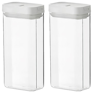 hoi 好好生活 易扣可疊式食物密封保鮮罐  2個