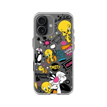 iPhone 17 Clear Case（相機按鈕） 透明 - 樂一通 Looney Tunes - 搗蛋系列-崔弟