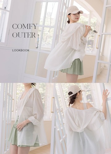 此區任選2件/$798 防曬連帽透透罩衫