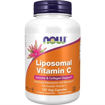 美國代購！原裝正品NOW諾奧 Liposomal Vitamin C維他命C日常 120粒