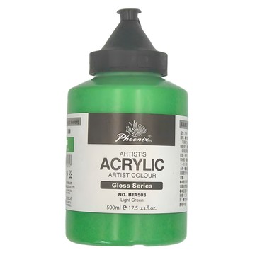 Phoenix 鳳凰 亮光系列 壓克力顏料 藝術家顏料 500ml  545g  1色