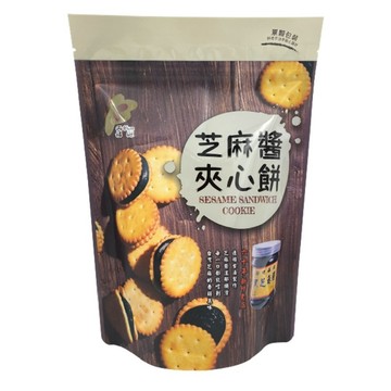 [家速配]福源芝麻醬夾心餅135g克 x 1Bag包