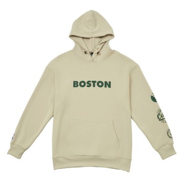 NBA 寬版 隊伍圖樣印刷 連帽T恤 塞爾提克隊