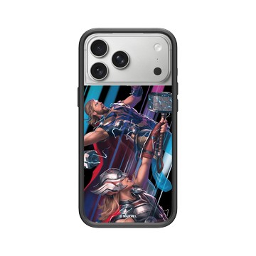 iPhone 17 Pro Max Mod NX -邊框背蓋組合 (相機按鈕) 黑 - 迪士尼-漫威 Marvel - 雷神索爾-愛與雷霆