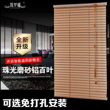 【台灣公司 可打統編】百葉窗簾珠光一線通鋁合金卷簾遮光辦公室衛生間廚房臥室可定制 m7182