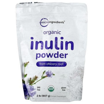 Micro Ingredients, Organic Inulin Powder From Chicory Root, 2 lb (907 g)