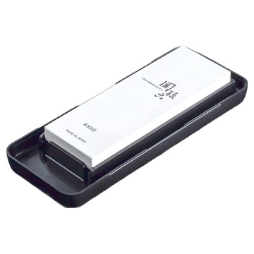 KAI 貝印 関孫六 磨刀石(極細) #8000 白色氧化鋁  24 x 9.5 x 5cm  1支