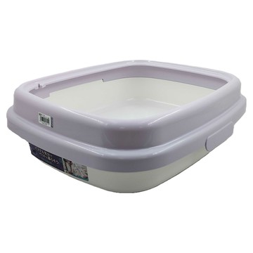 Richell 利其爾 卡羅貓便盆 附貓砂鏟  小 40 x 47.5 x 13cm  紫色  1個