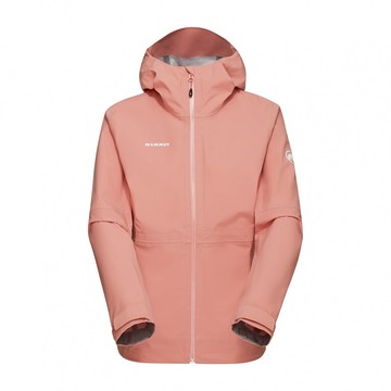 mammut 長毛象 女 linard guide af 輕量防水防風連帽外套石英粉1010-3