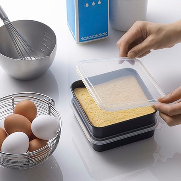 家事問屋日本製多用途方形鐵烤盤(附蓋)