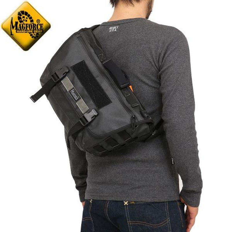 MAGFORCE マグフォース MF-6052 Ferocious Messenger Bag Black