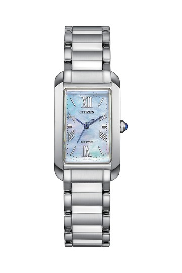 送禮首選★CITIZEN L系列優雅長方形光動能腕錶EW5620-55N  附提袋【全館滿額折價★APP下單點數4倍送】線上購買享_實體門市同步服務