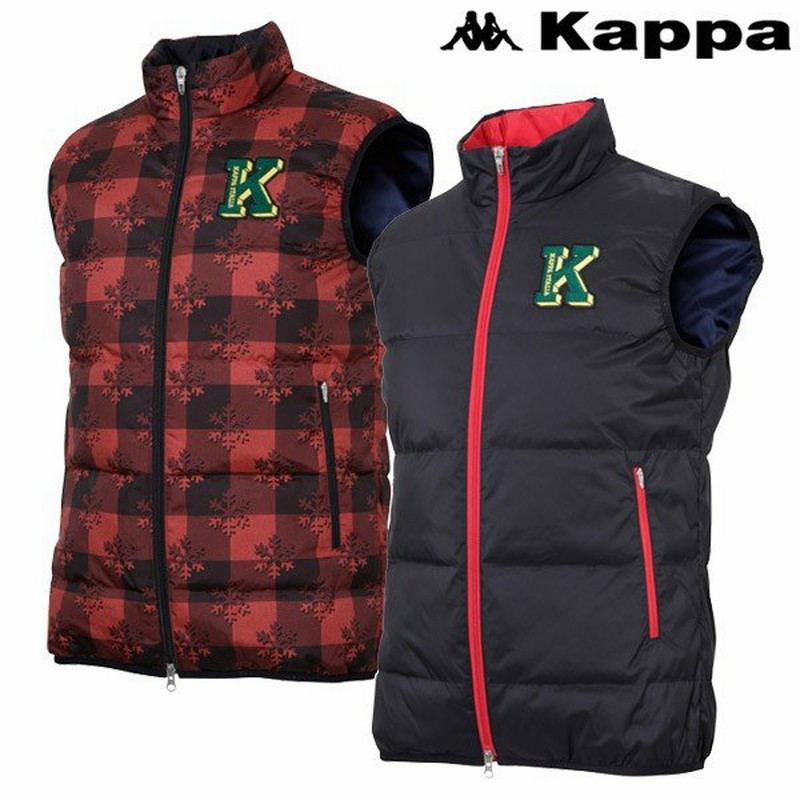 カッパ ゴルフウェア メンズ ダウンベスト Kg952ve42 秋冬 通販 Lineポイント最大get Lineショッピング