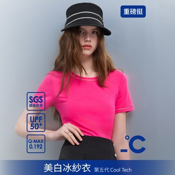 【新色上市】SO NICE【第五代美白冰紗系列】小香風織帶重磅修身防曬涼感上衣
