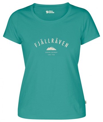├登山樂┤瑞典Fjallraven Trekking Equipment T-shirt 有機棉T-女647銅綠 # F89617-647