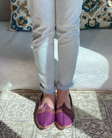 印度手工-精巧繡線(紫色)