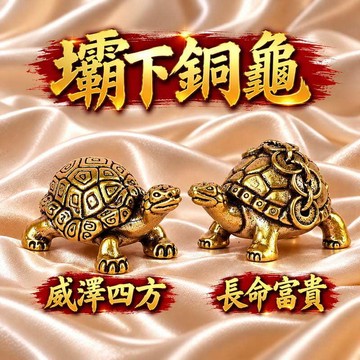 現貨 黃銅 壩下銅龜 長命富貴 威澤四方 金錢龜 開運招財 長命百歲 黃銅擺件 黃銅烏龜 龍龜 銅龜 安平樂活館
