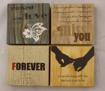 四格裝飾掛畫-溫暖版 畫作 裝飾品 掛畫 餐廳佈置