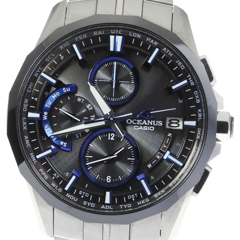 CASIO】カシオ オシアナス マンタ OCW-S3001B-1AJF デイデイトソーラー電波 メンズ | LINEブランドカタログ