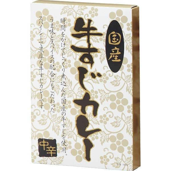 国産牛すじカレー中辛（１０食）  KGS-50  （ギフト対応不可）