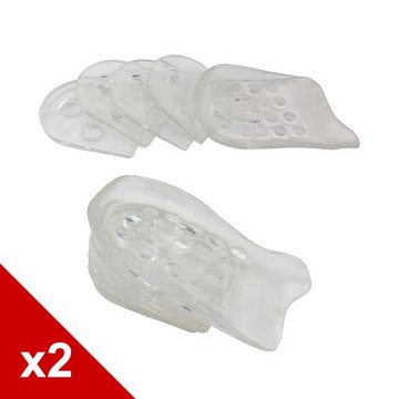 糊塗鞋匠 優質鞋材 B05 五段矽膠增高墊 2雙