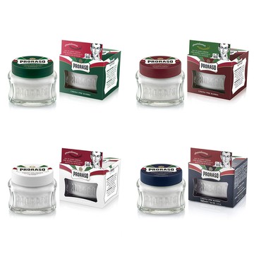 Proraso 鬍前軟化膏（鬍前膏 鬍前霜 鬍前乳 鬍子鬍鬚鬍根毛髮除毛軟化乳膏乳霜 男性男士男生除毛膏 鬍前油 鬍前水