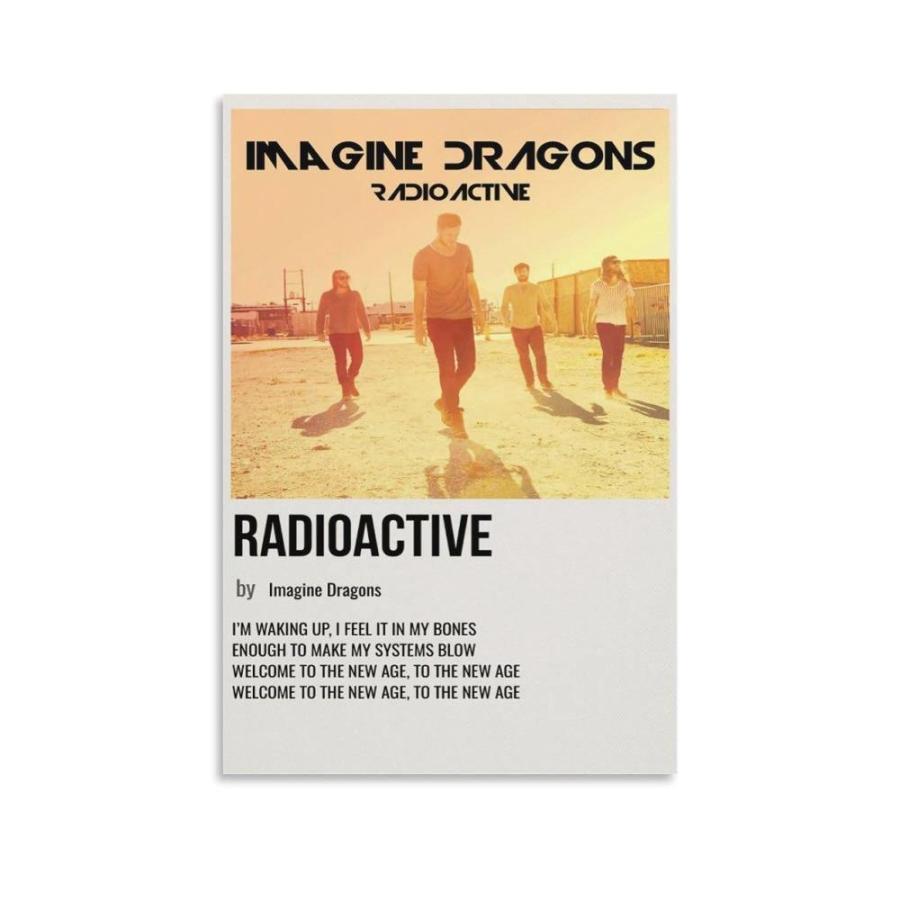 Imagine Dragons Radioactive Canvas Poster Wall Decorative Art Painting Li