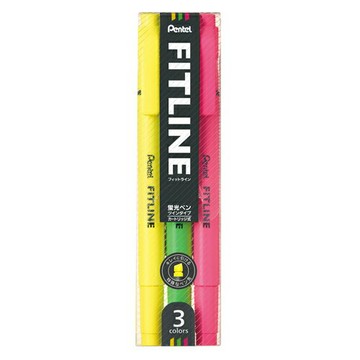 【史代新文具】飛龍牌Pentel SLW11 雙頭 螢光筆 3色組