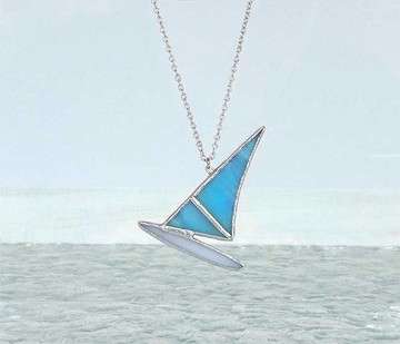 琉璃項鍊【風帆衝浪】