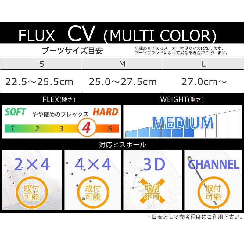 23-24 FLUX/フラックス CV シーブイ メンズ レディース ビンディング