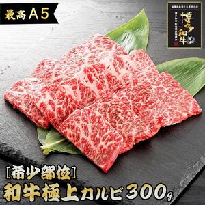 希少部位厳選！特選カルビ 博多和牛A5 300g (１～２人前)