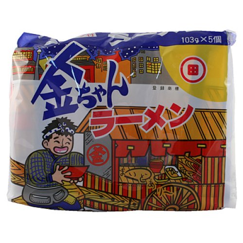 徳島製粉　金ちゃんラーメン（103g×5袋パック）×6個