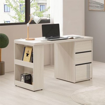 Homelike 喜家居4尺三抽書桌(2542)