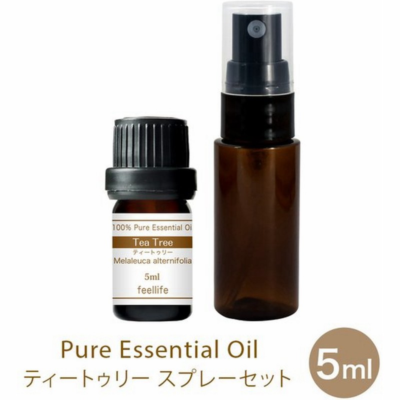 アロマオイル セット ティートゥリー ティーツリー ティーツリーオイル 5ml スプレー スプレーボトル アロマスプレー アロマ 通販 Lineポイント最大get Lineショッピング