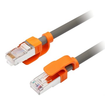 PowerSync 包爾星克 CAT.8 40Gbps 抗搖擺超高速網路線/圓線 L8ER8030  3m  灰色  1個