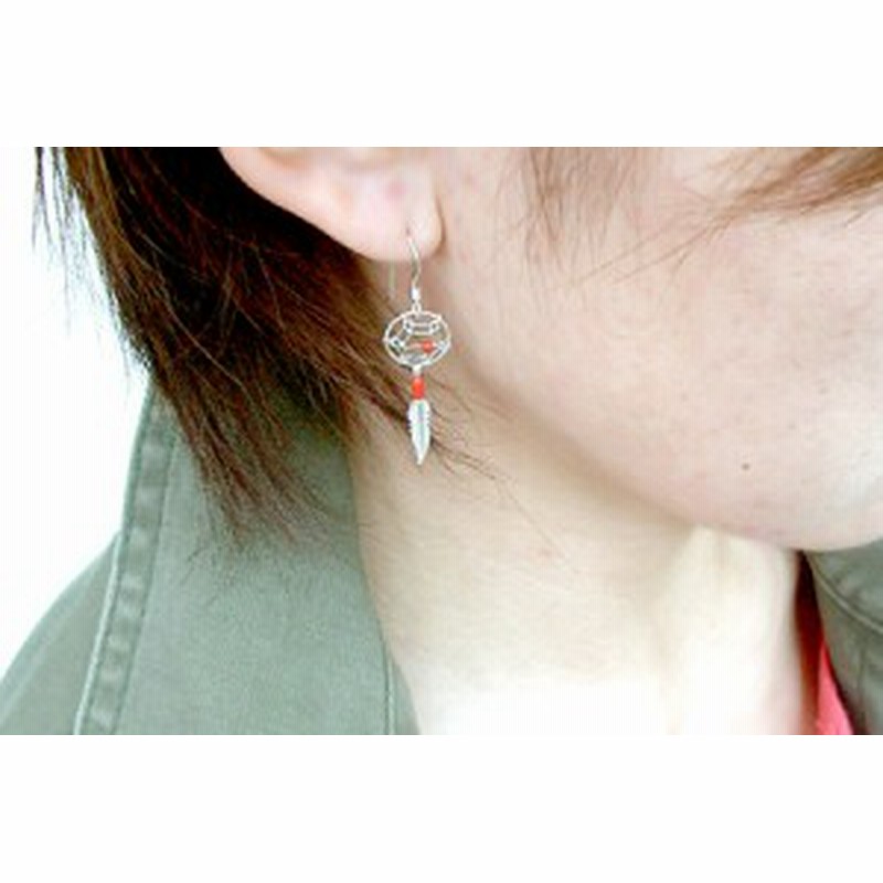 約2 3営業日出荷 闇市 ドリームキャッチャーのウェスタンロングピアス アクセサリー 通販 Lineポイント最大1 0 Get Lineショッピング