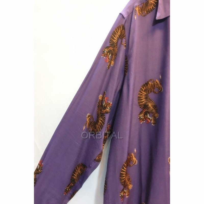 代官山) ワコマリア WACKO MARIA 19AW HAWAIIAN SHIRT L/S 虎柄 代官山) ワコマリア WACKO MARIA 19AW HAWAIIAN SHIRT L/S 虎柄