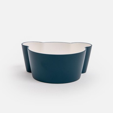 tak. 兒童小熊造型餐碗13.8cm 藍