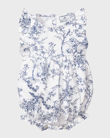 Kid's Printed Ruffled Bubble Romper, Size 0M-24M