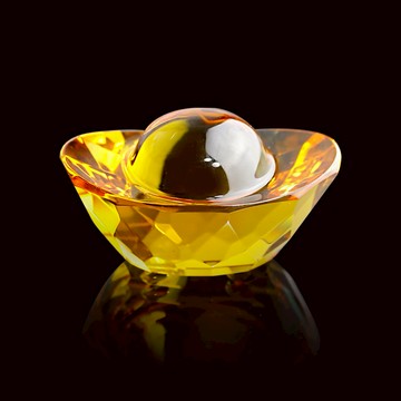 財源廣進｜招財｜幸運｜生意｜開工｜開業【LOTUS水晶】至尊元寶