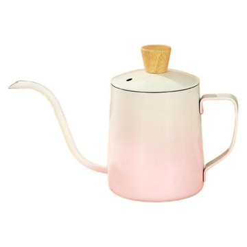 Couselect 不鏽鋼手沖長嘴細口壺 漸變粉  1個  單品  600ml