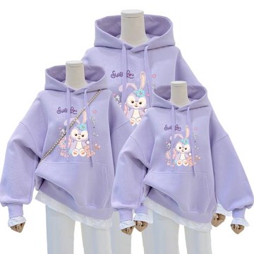 親子裝一家三口秋冬款衛衣2026新款不一樣的外套潮秋裝母女全家裝