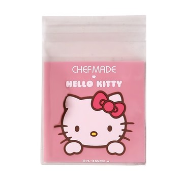 CHEFMADE 學廚 Kitty 曲奇餅乾袋套裝 - Hello Kitty正版授權 自封袋 10x7cm KT7074  50個  1組