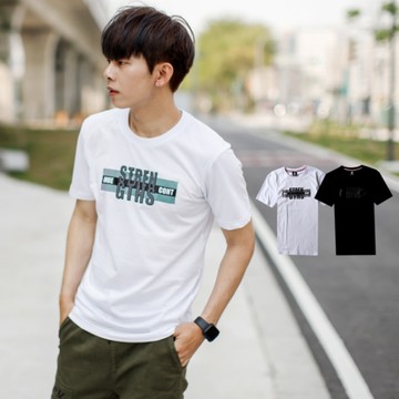 【NB1019J】立體厚膠STRENGTHS文字短T(SH120-1526)