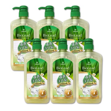 【Dr’s Formula 台塑生醫】BioLead蘆薈洋甘菊碗盤洗潔精1000g (6瓶/組)