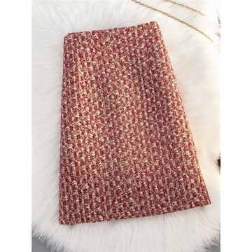 格子半身裙秋冬女毛呢冬裙千鳥格名媛小香風a字裙高腰顯瘦臀短裙