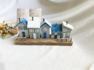 【好日戀物】德國vintage海邊的度假小屋收藏裝飾擺飾