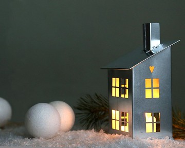 錫屋燭台//現代家居的獨特北歐裝飾//免費送貨//