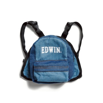 EDWIN｜丹寧風格｜丹寧布寵物小背包｜漂淺藍